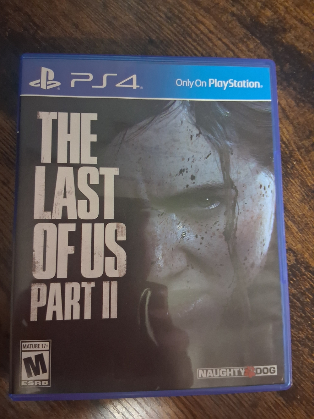 Sony PS4 The Last of Us Part II - Blue and Black Cover